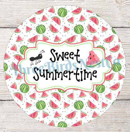 Sweet Summertime Ant Bites Watermelon Sign