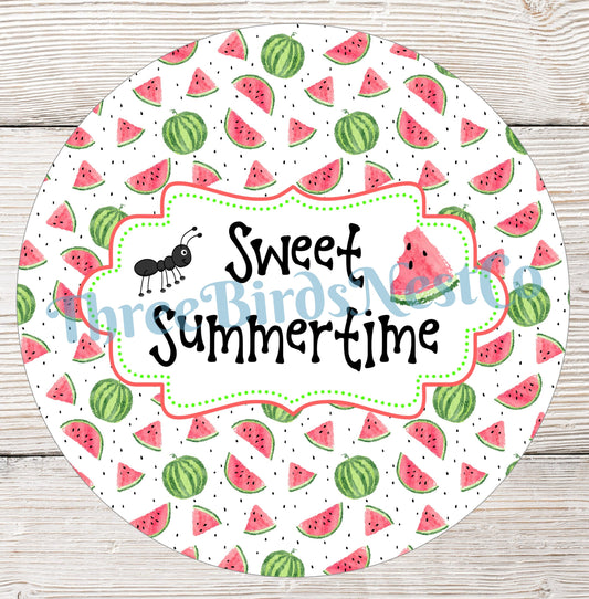 Sweet Summertime Ant Bites Watermelon Sign