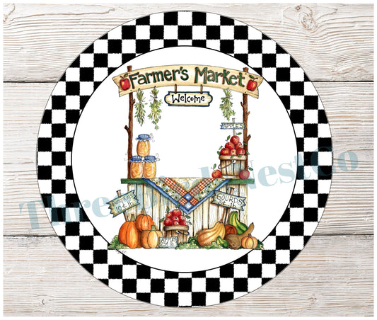 Farmers Market Stand Sign