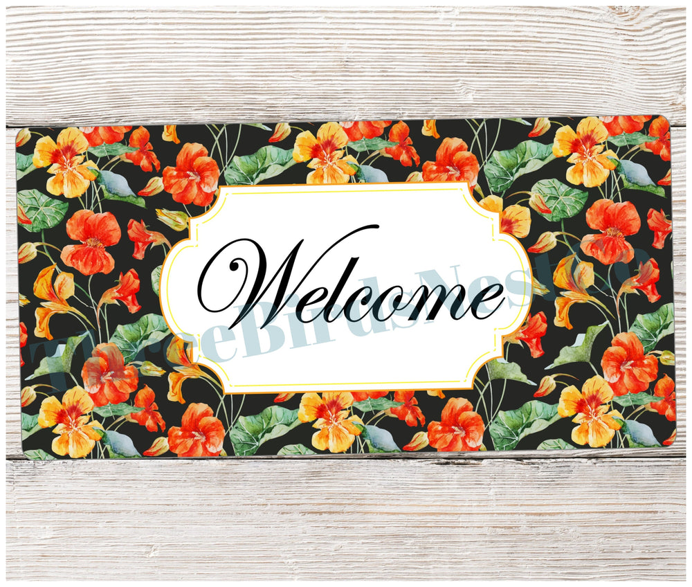Welcome Wreath Sign - Summer Wreath Signs - Tropical Sign - Summer Welcome Sign - Beach Wreath Signs - Beach Welcome Sign