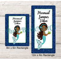 
              Summer Vibes African American Mermaid
            