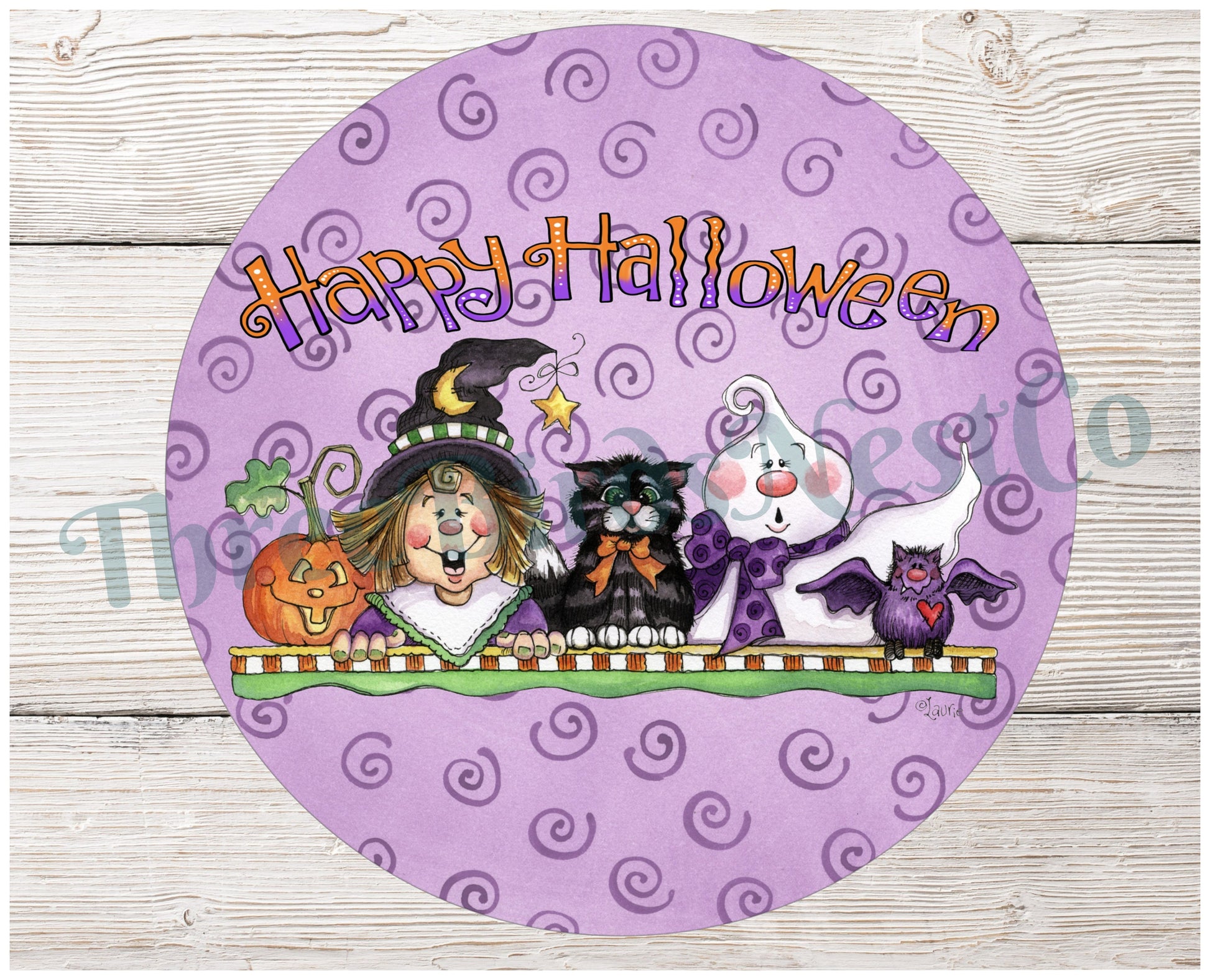 Halloween Signs - Halloween Cat - Halloween Wreath - Halloween Wreath Attachments - Halloween Decor - Cute Halloween Decor