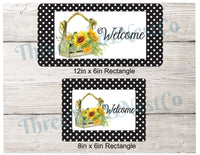 
              Sunflower Crate Welcome Sign
            