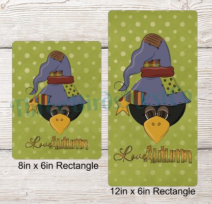 Love Autumn Crow Head Sign