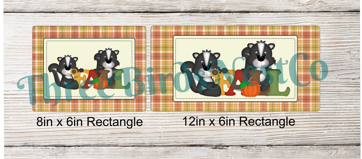 Fall Skunks Sign