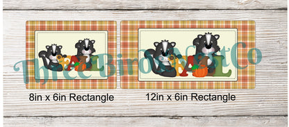 Fall Skunks Sign
