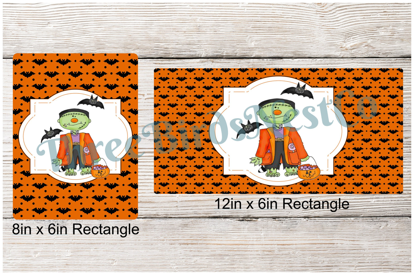 Frankie and Bats Halloween Sign