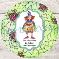 This Witch Can be Bribed with Chocolate Halloween Sign