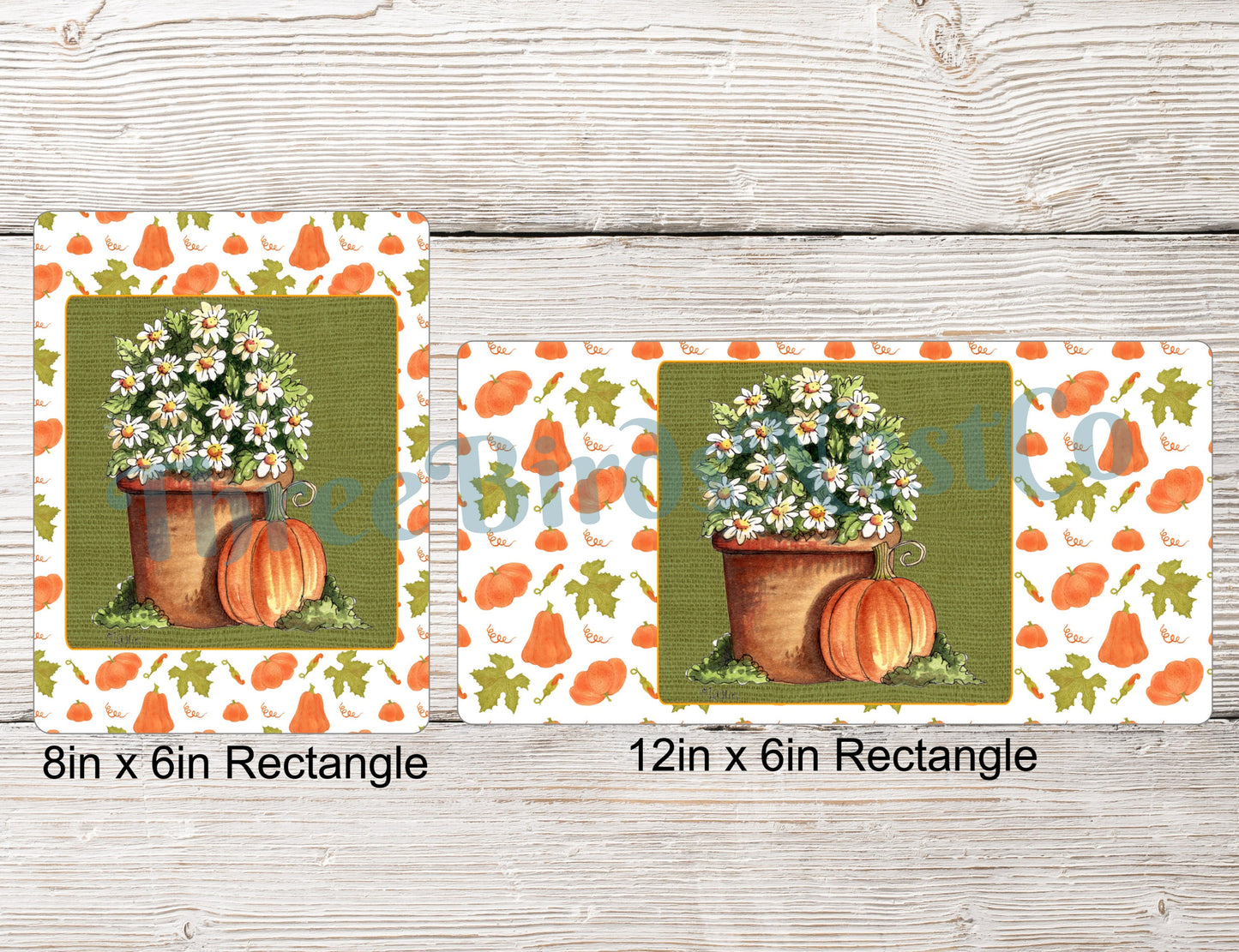 Fall Mums Planter Sign
