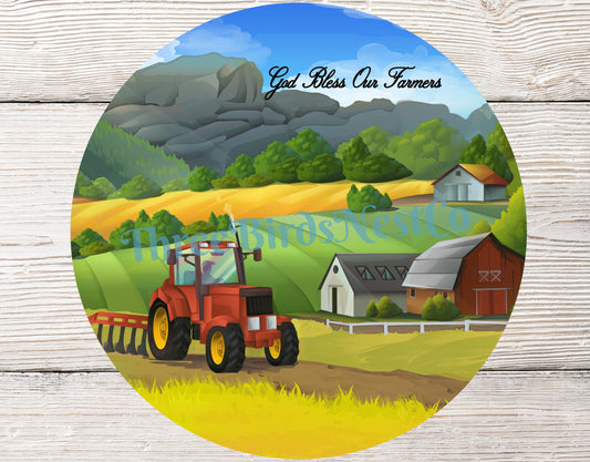 God Bless Our Farmers Sign