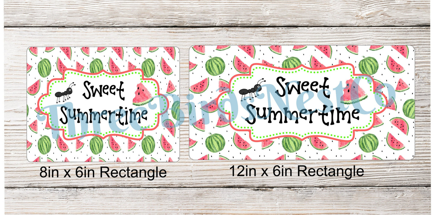 Sweet Summertime Ant Bites Watermelon Sign