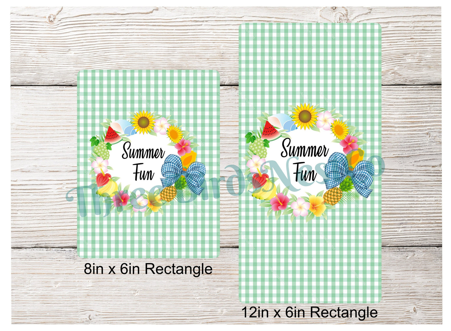 Summer Fun Fruit Wreath Sign