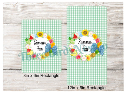 Summer Fun Fruit Wreath Sign