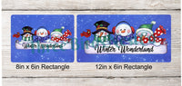 
              Winter Wonderland Snowman Trio Sign
            