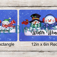 Winter Wonderland Snowman Trio Sign