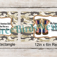 American Flag Military Boots Wreath Signs