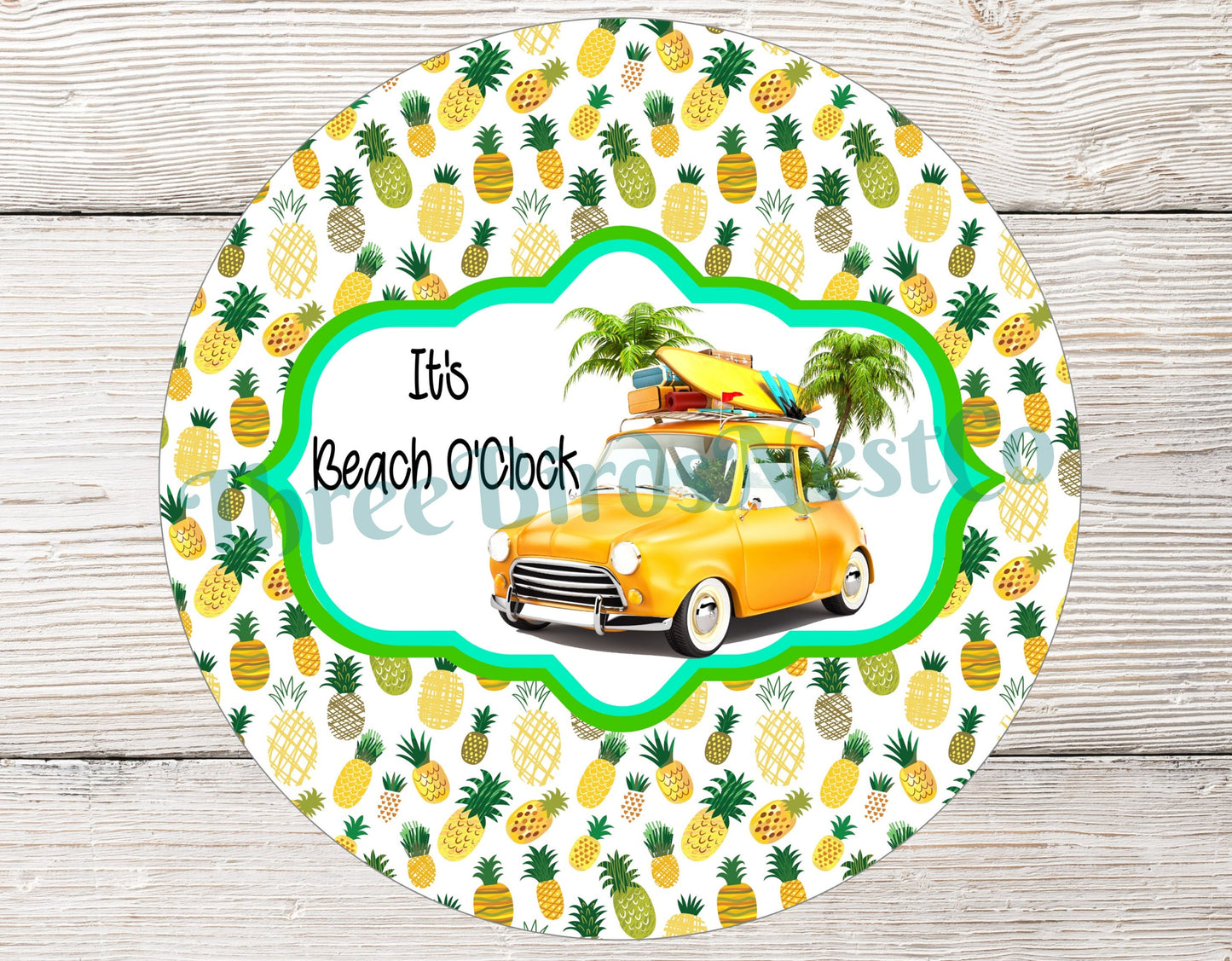 Beach O'Clock Sign