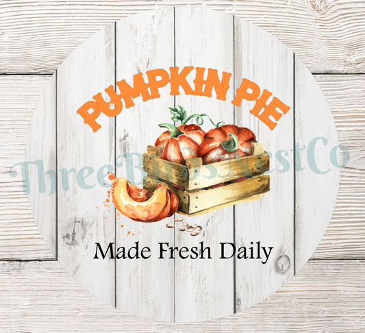 Pumpkin Pie Sign
