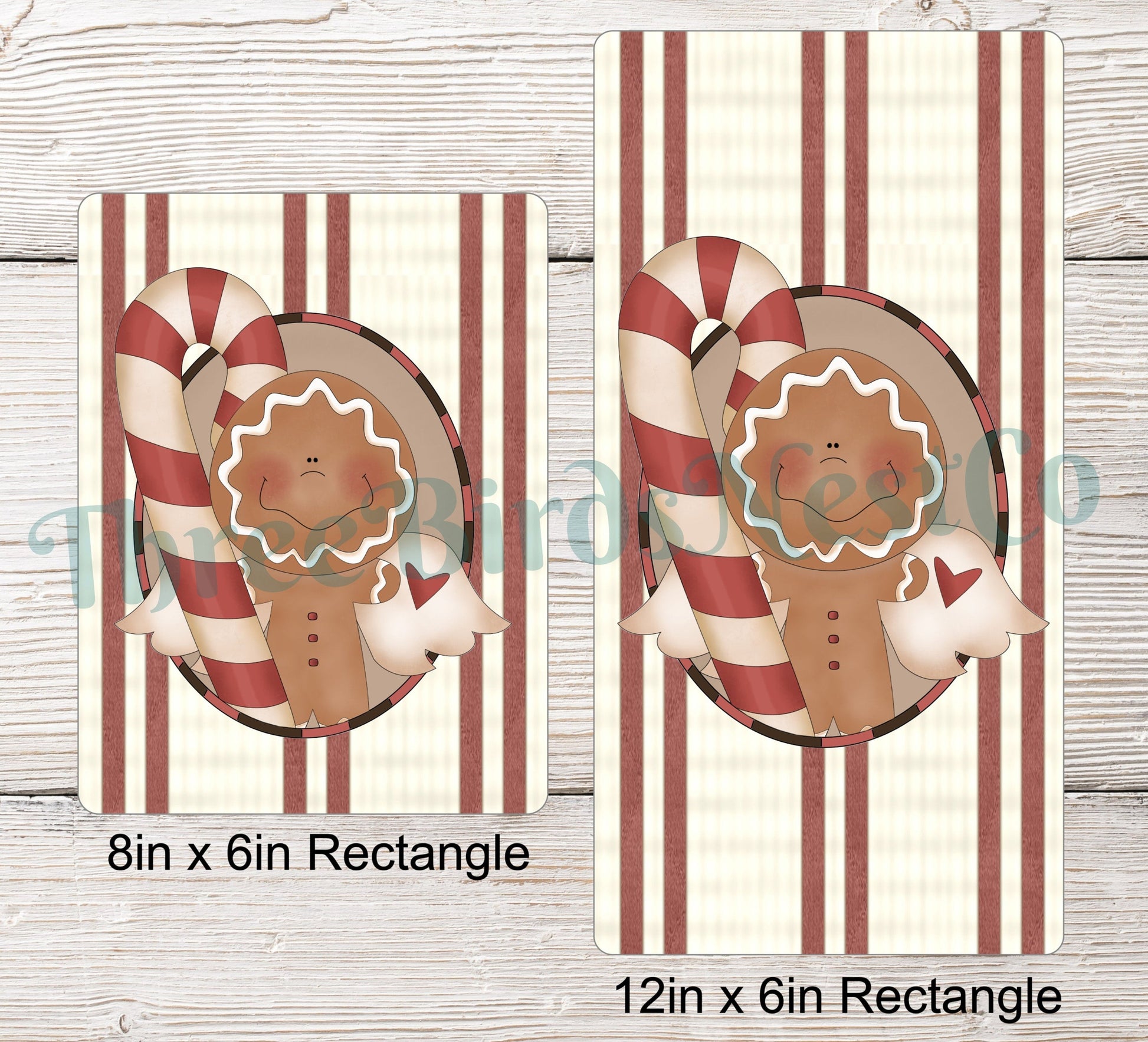 Christmas Wreath Sign - Gingerbread Man Sign - Winter Wreath Signs - Candy Cane Sign - Christmas Signs - Christmas Cookies - Christmas Candy