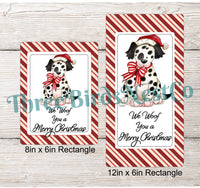 
              We Woof You a Merry Christmas Dalmatian Dog Sign
            