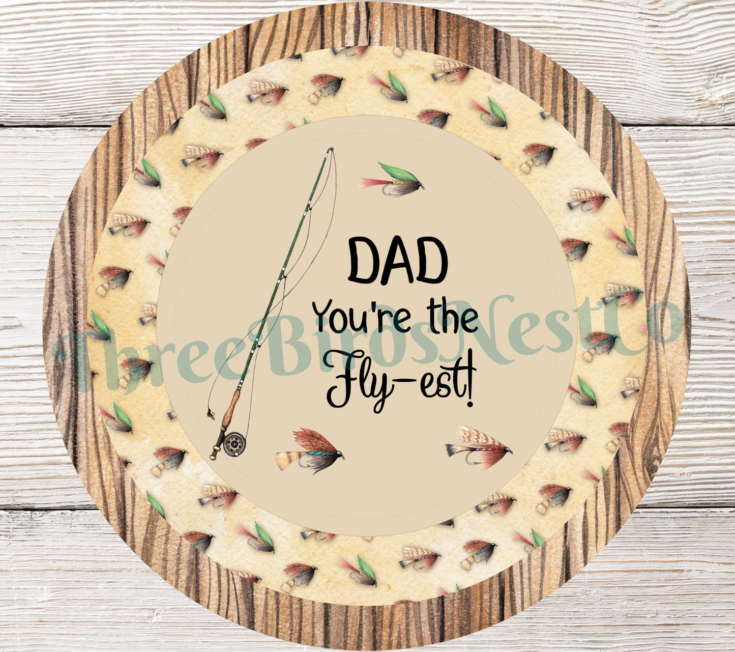 Fathers Day Fly Fishing Sign
