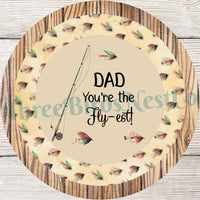 Fathers Day Fly Fishing Sign