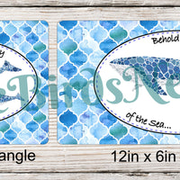 Beauty of the Sea Whale Sign