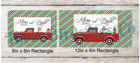 
              Christmas Truck Signs- Red Truck Sign - Christmas Wreath Signs - Merry and Bright Sign - Santa Sign - Snowman Sign
            