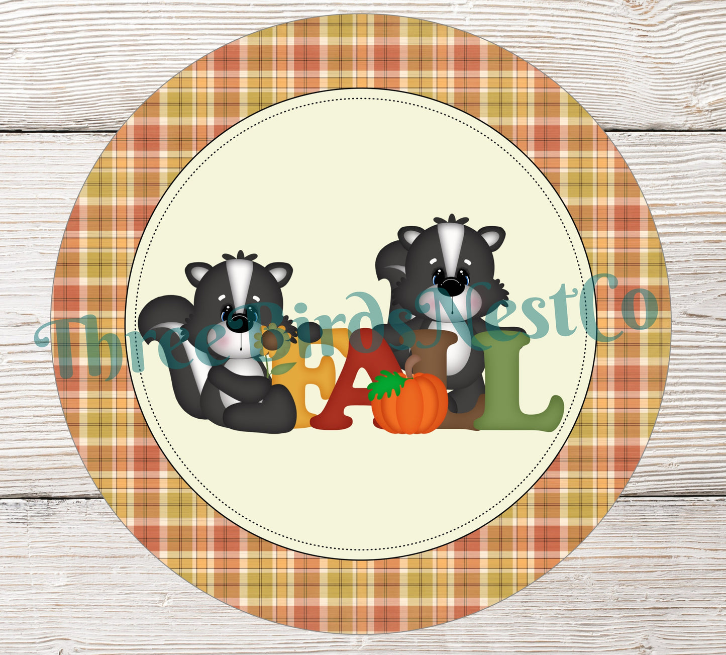 Fall Skunks Sign
