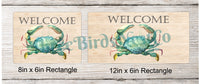 
              Blue Crab Welcome Sign
            