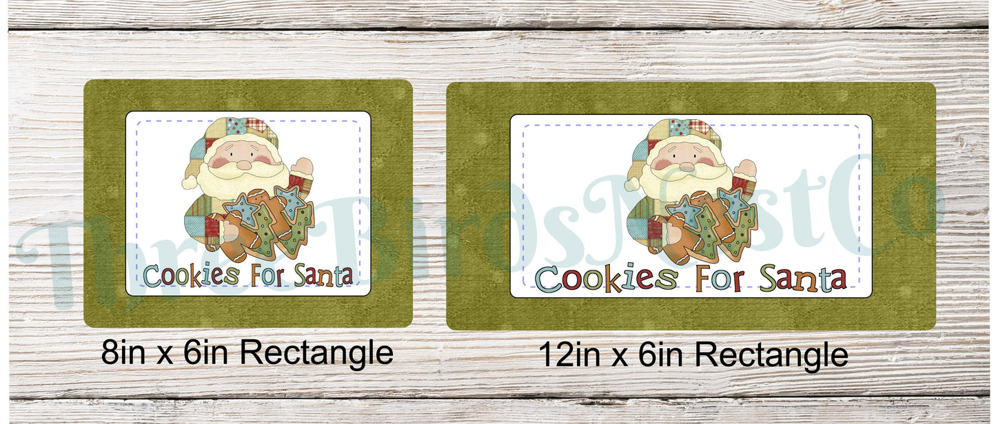 Cookies for Santa Primitive Christmas Sign