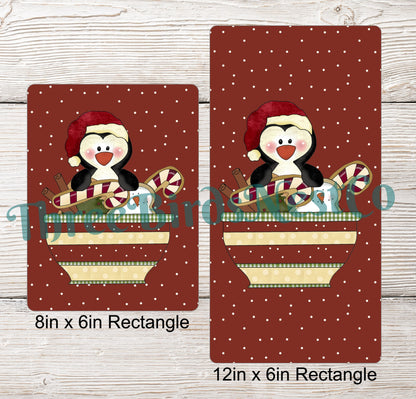 Cocoa Cup Christmas Penguin Sign