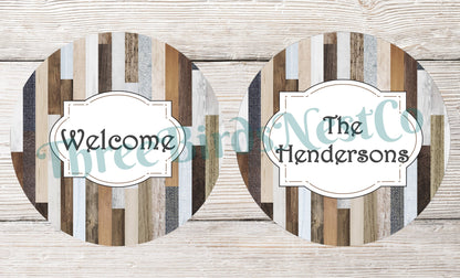 Pallet Wood Welcome Sign