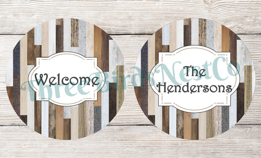 Pallet Wood Welcome Sign