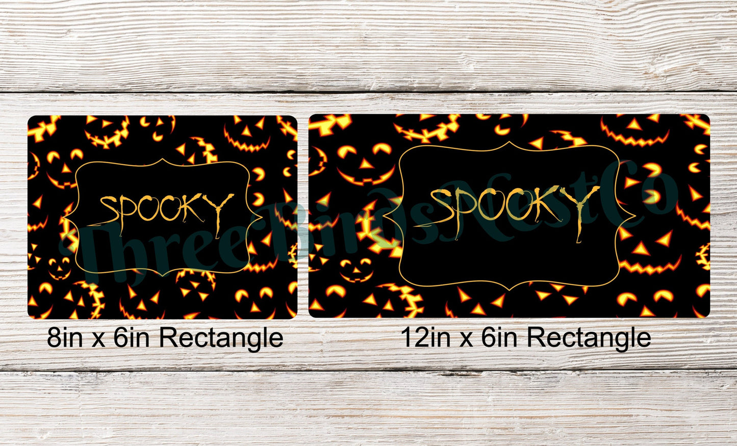 Spooky Glowing Eyes Halloween Sign