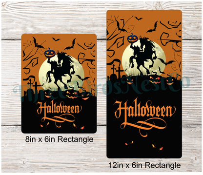 Headless Horseman Halloween Sign