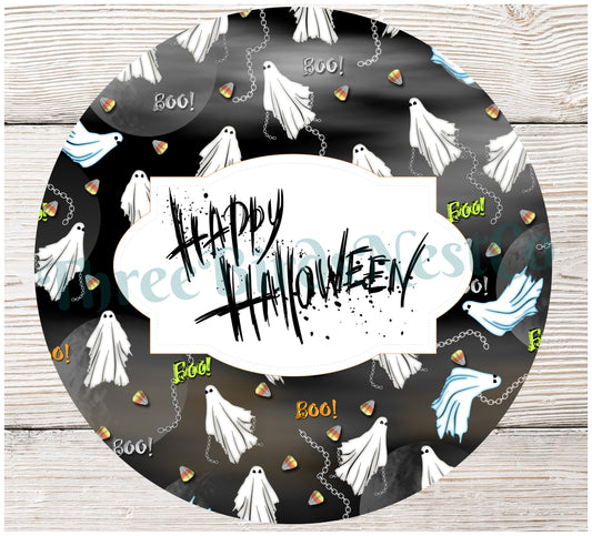 Halloween Signs - Ghost Sign - Haunted House Sign - Halloween Wreath - Halloween Wreath Attachments - Halloween Decor - Cute Halloween Decor