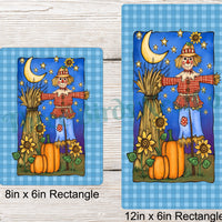 Fall Night Scarecrow Sign