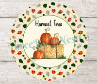 
              Autumn Blessings - Fall Welcome Sign - Thanksgiving Sign - Fall Wreath Sign - Pumpkin Sign - Autumn Wreath - Autumn Sign - Harvest Sign
            