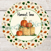 Autumn Blessings - Fall Welcome Sign - Thanksgiving Sign - Fall Wreath Sign - Pumpkin Sign - Autumn Wreath - Autumn Sign - Harvest Sign