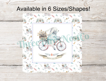 Happy Easter Bunny Bicycle Sign