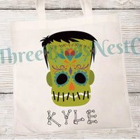 Personalized Halloween Candy Tote Bag- 2 Sizes and Many styles available!