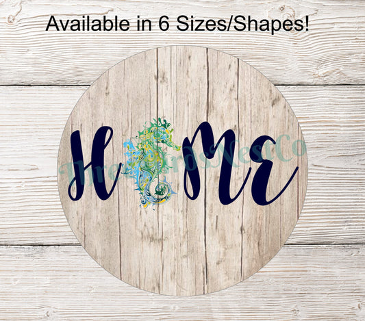 Seahorse Home Sign