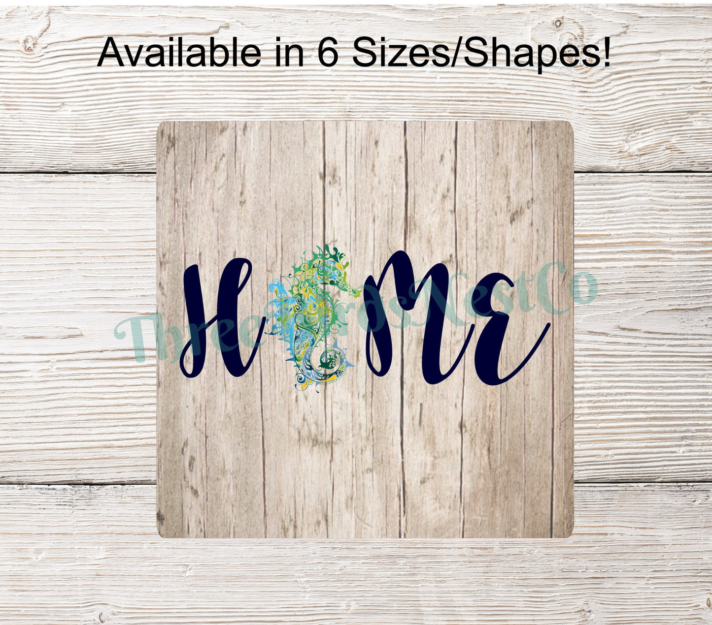 Seahorse Home Sign