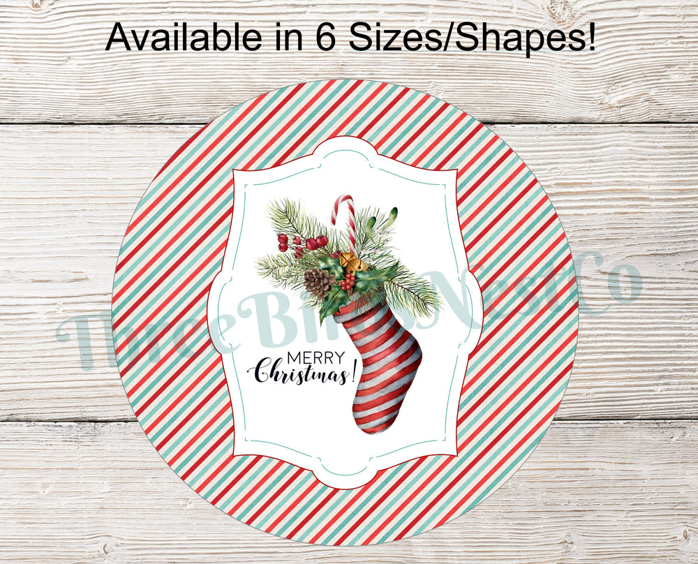 Merry Christmas Stocking Sign