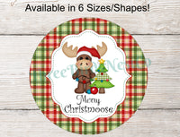 
              Christmas Wreath Sign - Merry Christmoose Sign - Christmas Moose Sign - Merry Christmas Sign - Moose Sign
            