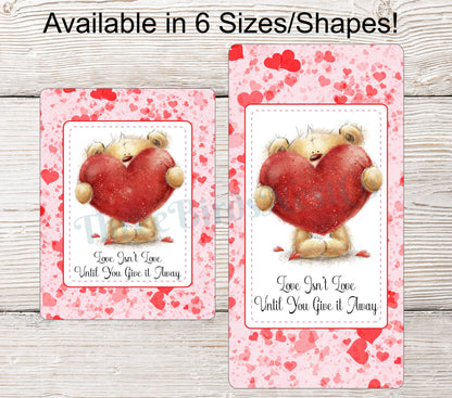 Valentines Day Teddy Bear Sign