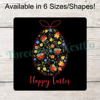 Easter Wreath Signs - Easter Bunny Sign - Bunny Sign - Easter Wreath Signs - Easter Eggs Sign - Spring Wreath Signs - Floral Wreath Sign