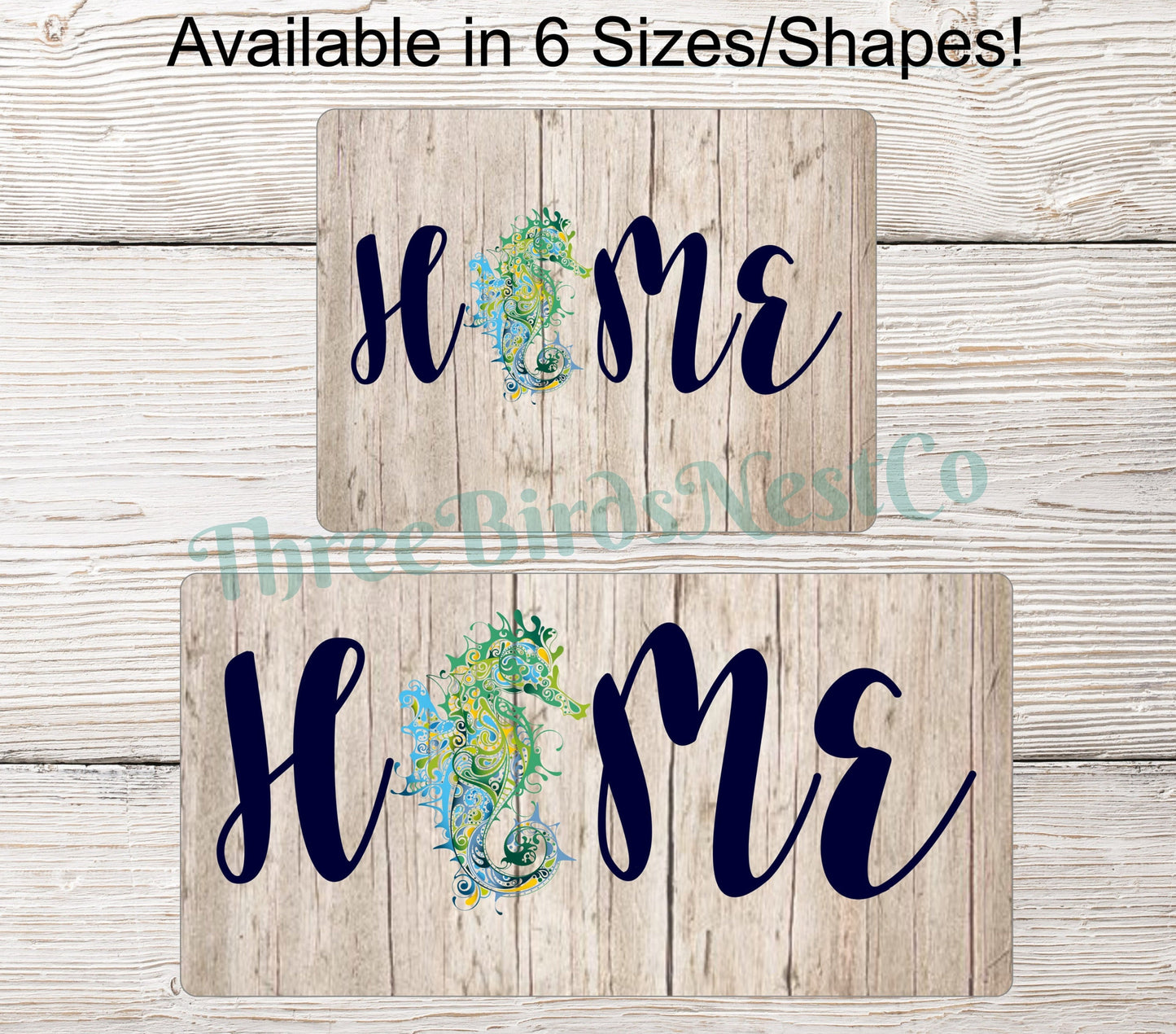 Seahorse Home Sign