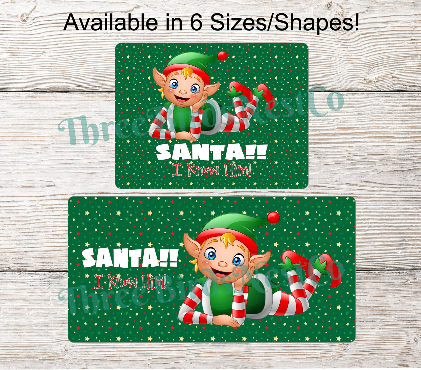 I Know Santa Christmas Elf Sign